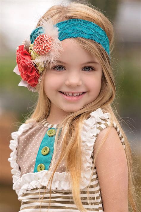 Persnickety Cedar Headband Multicolor Sweet Pea Cute Small Girl