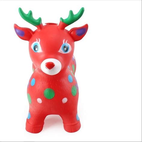 inflatable musical pvc jumping deer toy fruugo se