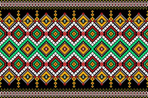 Seamless Geometric Ethnic Asian Oriental And Tradition Pattern Design