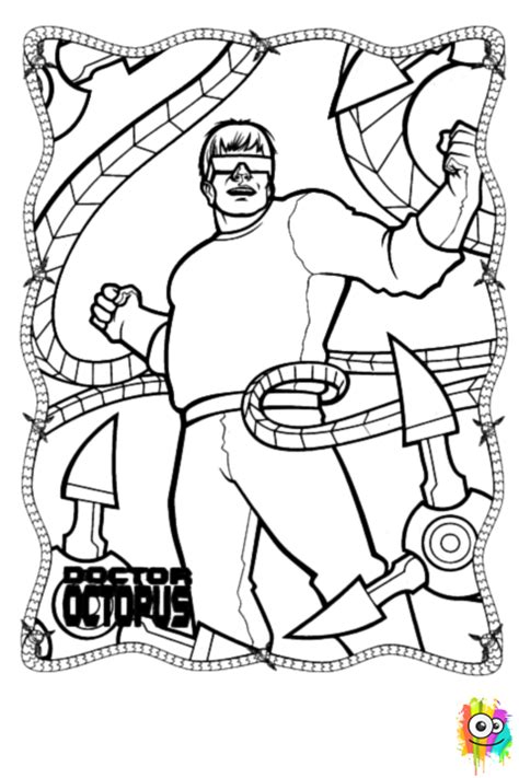 Ultimate doctor octopus coloring pages. Dr Octopus Coloring Pages at GetDrawings | Free download
