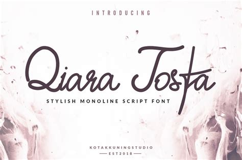 As for web fonts, the mail designer 365 brand always uses open a handwriting style font can really add a personal touch to your email design. New free font 'Qiara Tosfa' by kotakkuning · Free for personal use · | Lettering, Tattoo ...