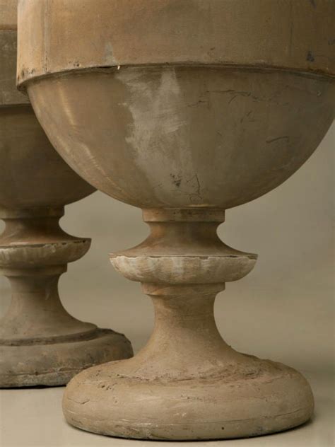 Pair Of Large Architectural Roof Top Sphere Form Finials At 1stdibs