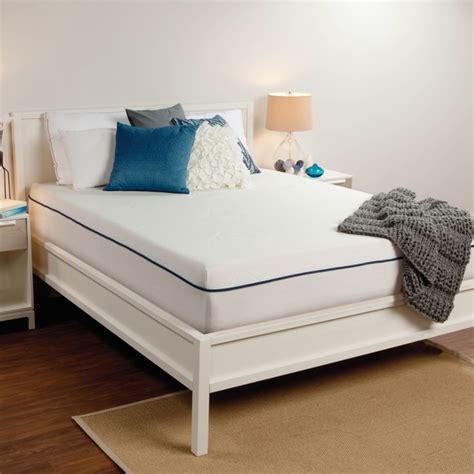 shop sealy 10 inch queen size memory foam mattress overstock 8032060