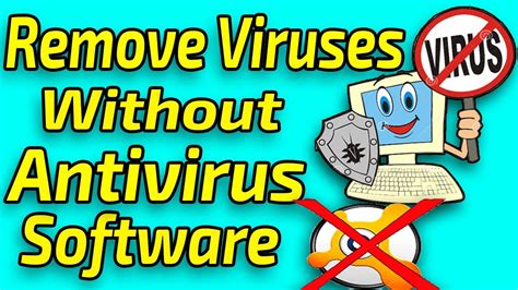 How To Remove Virus From Laptop Pc Without Antivirus Remove Virus From Windows 7810 Youtube