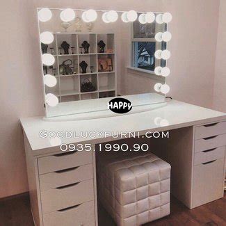 I've been wanting a vanity for the longest time, but could not. 50+ Makeup Vanity Table With Lights You'll Love in 2020 ...