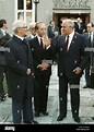 Erich Honecker ließ Vorsitzender des Staatsrates G D R und Mikhail ...