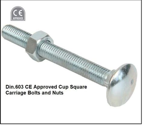 M6 M8 M10 Cup Square Carriage Bolt Din 603 Ce Approved Coachscrew And