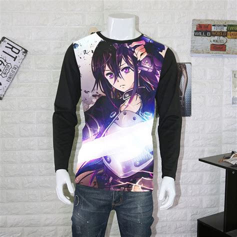 Outside japan, anime refers specifically to an awesome japanese animation style often characterized by colorful graphics, vibrant characters and fantasy. Cosplay Japanese Anime T shirt Long Sleeve For Spring ...