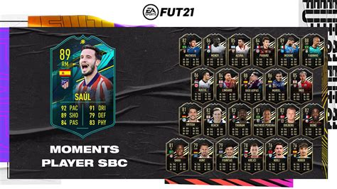 How To Complete Player Moments Saúl Sbc In Fifa 21 Ultimate Team Dot