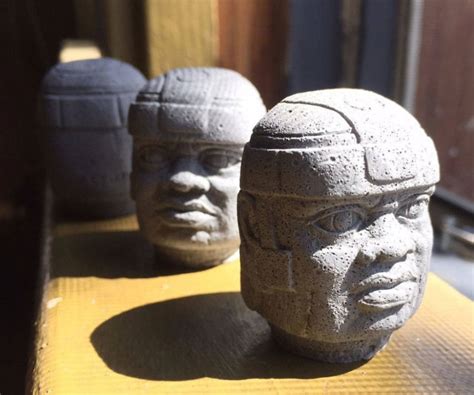 Olmec Head Sculptures