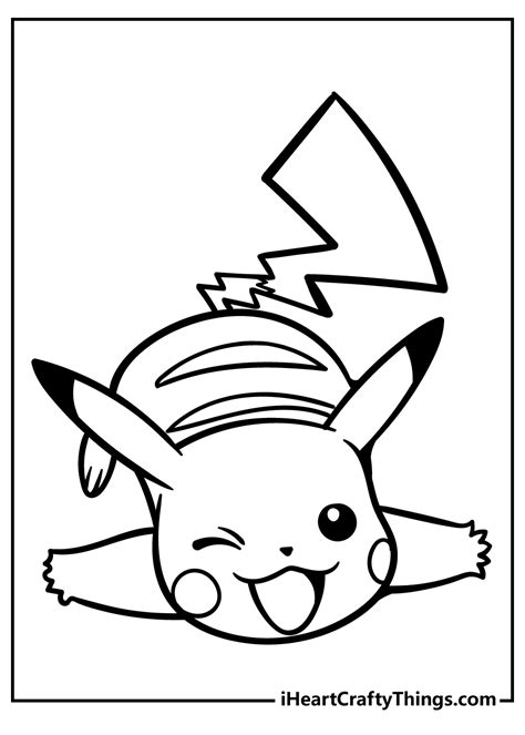 Desagradable Especialidad Aleatorio Pikachu Pokemon Para Colorear