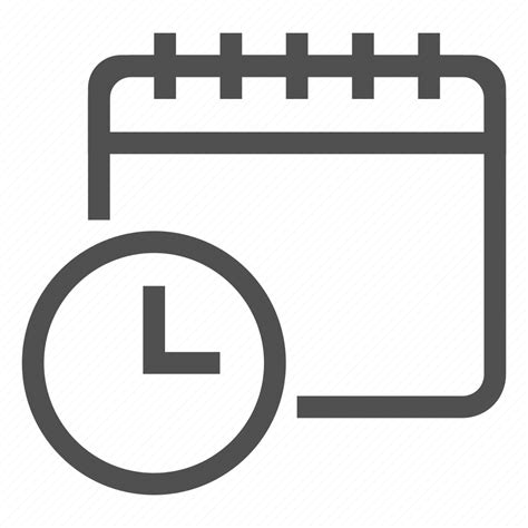 Calendar Clock Time Icon Download On Iconfinder