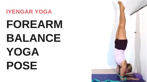 Forearm Stand Yoga Pose Pincha Mayurasana Progression Iyengar Yoga