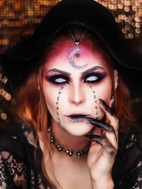 Evil Witch Bruxa Makeup Maquiagem Halloween Maquiagem Criativa