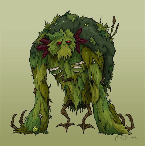 Swamp Monster Drawing
