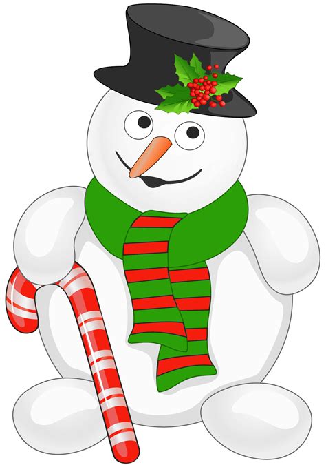Snowman Cute Christmas Clipart Clip Art Library