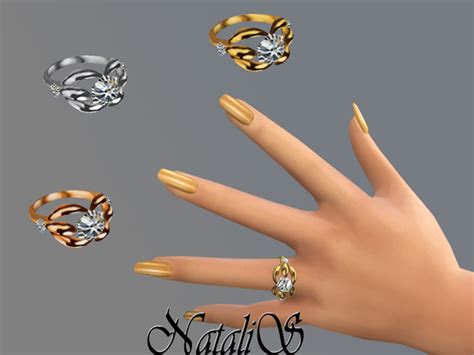 Ts4 Diamond Ring By Natalis At Tsr Sims 4 Updates