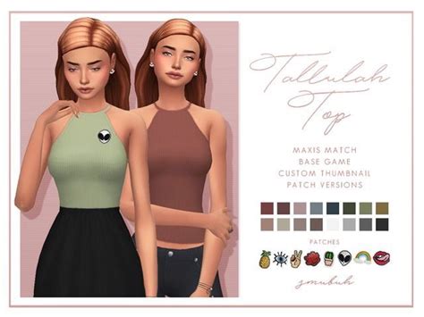 My Sims 4 Cc Folder Maxis Match Moonleo