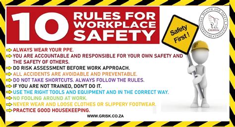 Safety First Workplace Safety Occupational Health And Safety