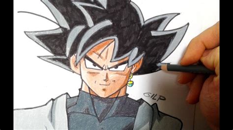 How To Draw Black Goku Step By Step From Dragon Ball YouTube