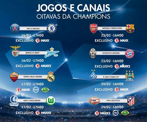 Final liga champions dari 1993 hingga 2019. Transmissões de TV das Oitavas de Final da Champions ...