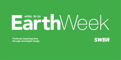 2022 Earth Week Presentation Schedule Swbr