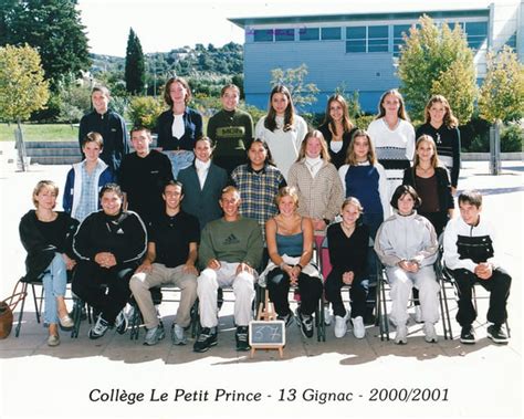 Photo de classe 3°7 de 2001, Collège Le Petit Prince  Copains d'avant