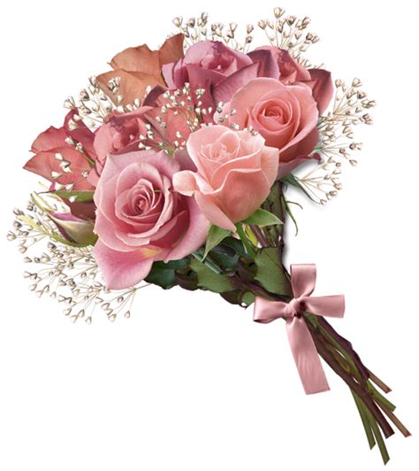 Bouquet Of Rose Flowers Png Transparent Image Png Arts