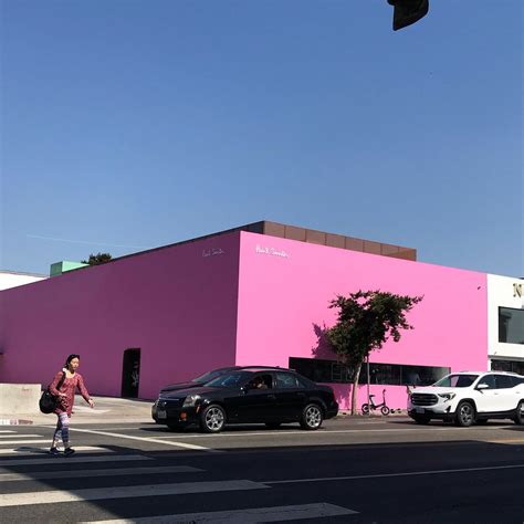 The Paul Smith Pink Wall On Melrose Avenue Is One Of The Most Famous