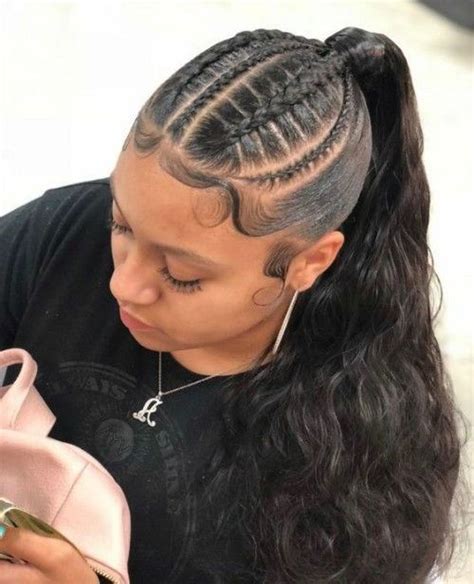 13 Impressive Braided Weave Hairstyles In Ponytails