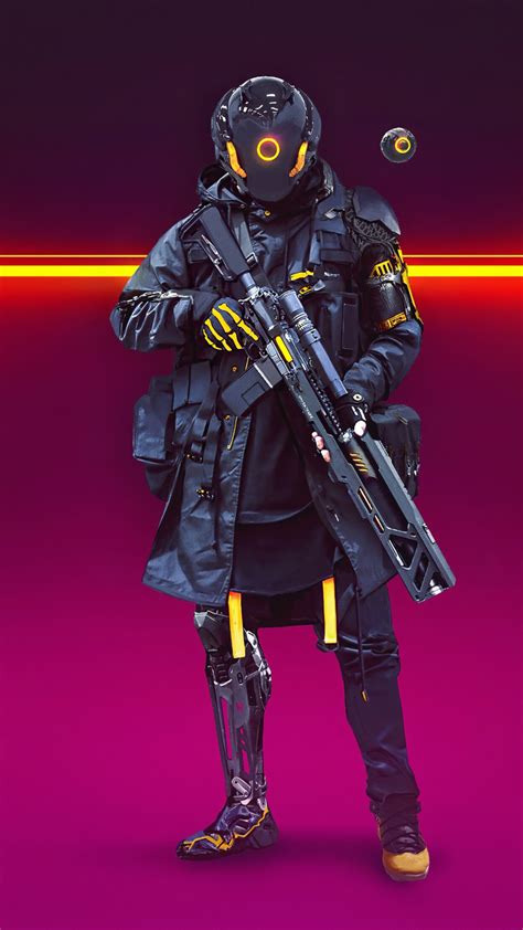 Cyberpunk Soldier 4k Wallpaper