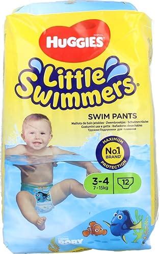 Huggies Little Swimmers Disposable Swim Nappies Size 3 4 Pack Of 12
