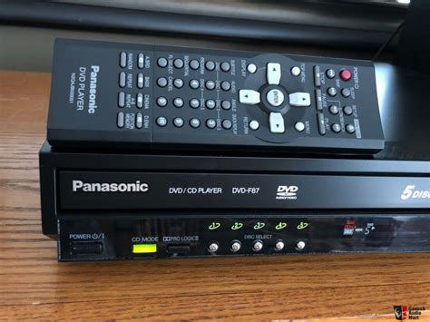 Panasonic Dvd F87 5 Disc Progressive Scan Dvd Cd Player W Original