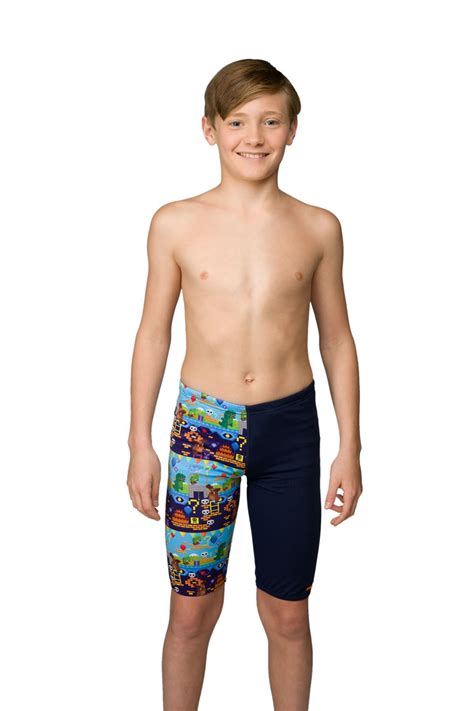 Maru Design Pacer Junior Boys Swimming Jammer Shorts Swim Trunks Age 4