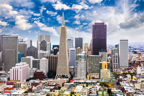 San Francisco California Skyline Stock Foto Adobe Stock