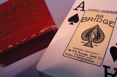 Us Playing Card Co Bridge Cards From 1906 Featuring Jumbo Indexes