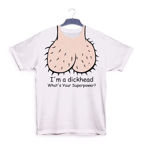 Dickhead Dick Head Funny Offensive Joke Fancy Dress Rude Humour T Shirt Tee Top Ebay