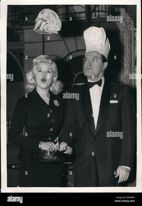 Feb Bob Hope Tosses The Pancake Diana Dors Looks On Film