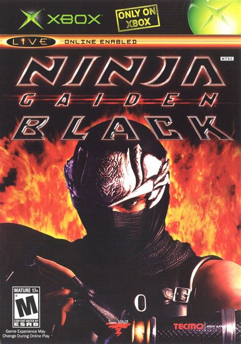 Ninja Gaiden Black 2005 Xbox Box Cover Art Mobygames