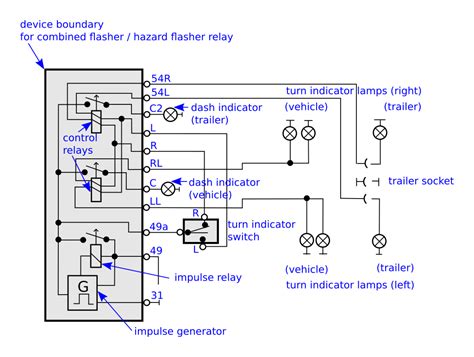 Flasher Relay Circuit Diagram