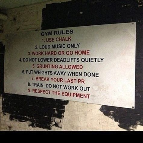 Pin By Dan Twopood On Crossfit Inspiration Gym Rules Crossfit