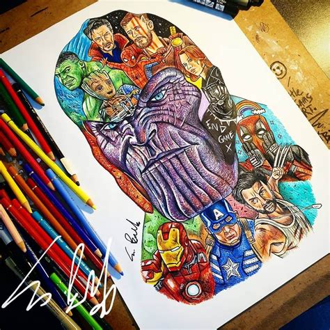 Movie Drawings within Drawings in 2021 | Avengers drawings, Avengers painting, Marvel art drawings