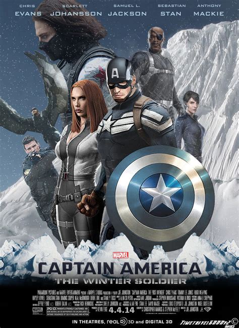 Captain America The Winter Soldier Poster By Timetravel6000v2 On
