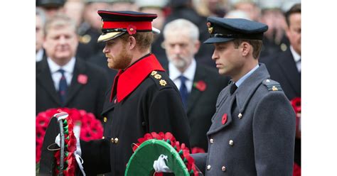 Remembrance Sunday 2015 Prince Harry In Uniform Pictures Popsugar