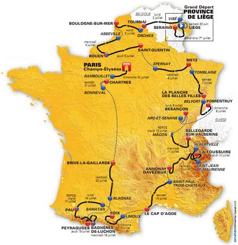 The Power Of Two Wheels 2012 Tour De France Route Unveiled