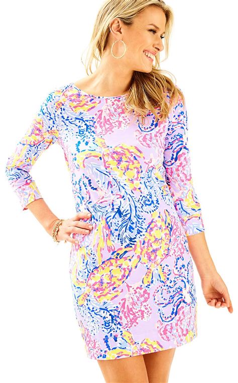 Lilly Pulitzer Marlowe Dress In Lilac Verbena So Snappy Reduced