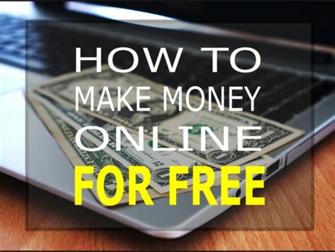 How To Make Money Easily Online For Free 6 Easy Ways