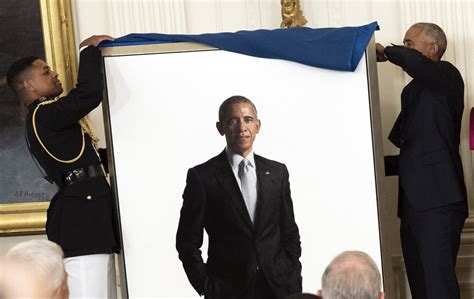 Barack And Michelle Obamas Official White House Portraits Popsugar Celebrity Photo 9