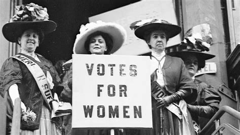 26 Août 1920 Les Femmes Américaines Obtiennent Le Droit De Vote