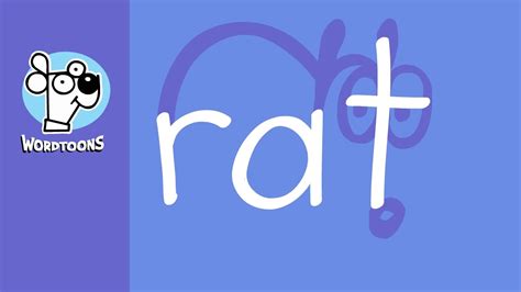 Draw The Word Rat Into A Rat Words Into Cartoons Wordtoons Youtube